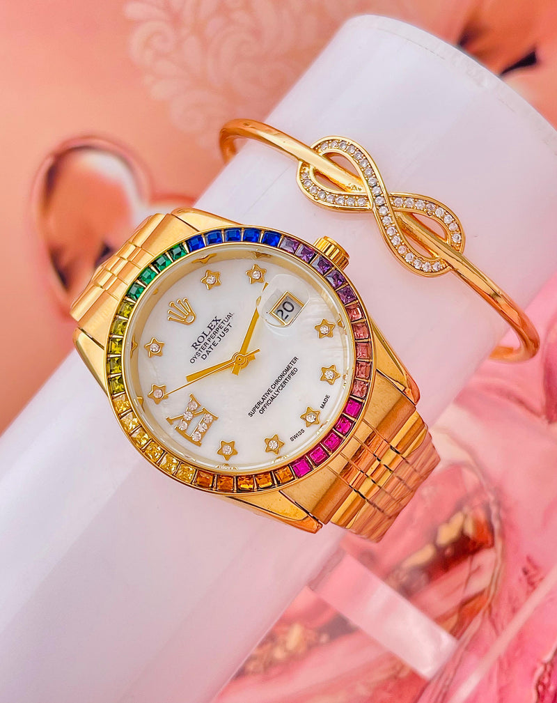 RELOJ ROLEX Stones Colors